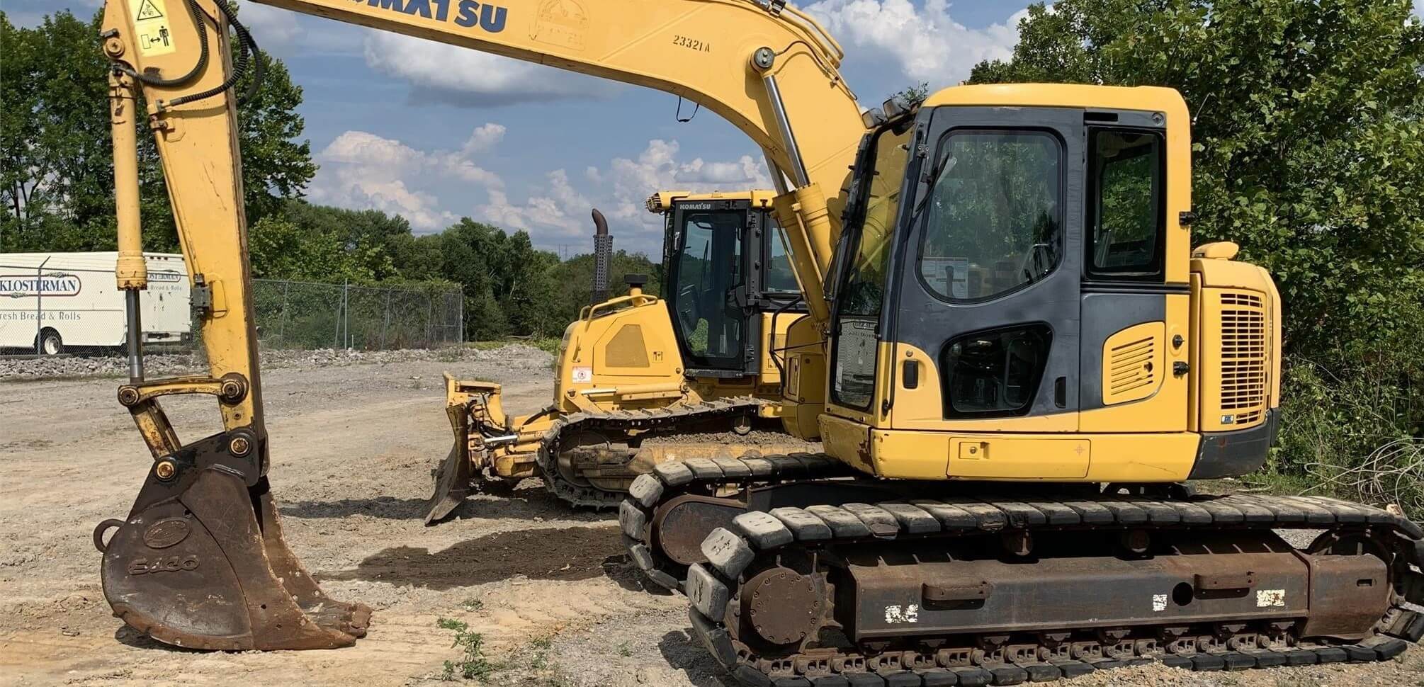 Used small Komatsu Excavators